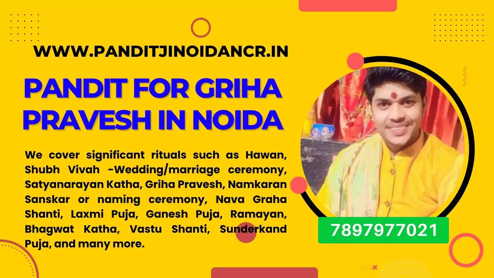 Pandit For Griha Pravesh in Noida