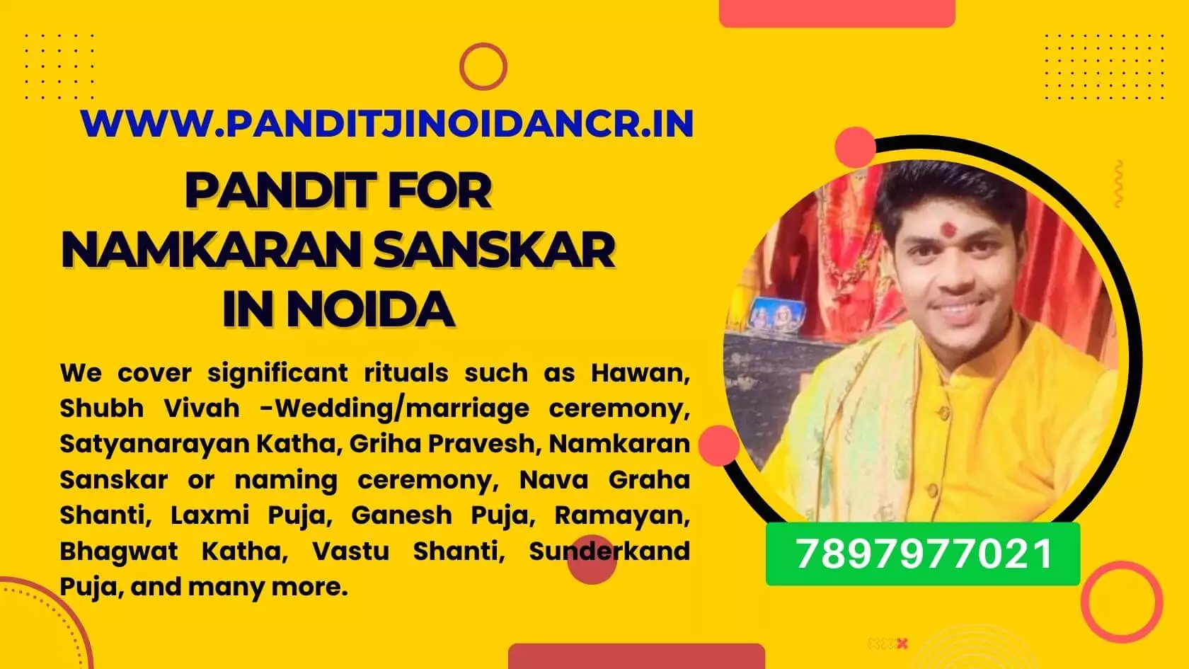Pandit for Namkaran Sanskar in Noida